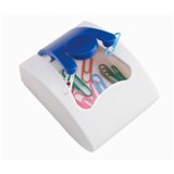 Magnetic paperclip dispenser including 15 clips -Available in: B
