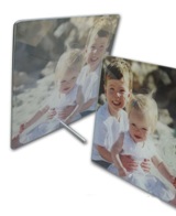 Glass Photo Tile With Metal Foot - 180 X 230mm