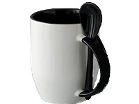 Dishwasher Safe, 12Oz,  2-Tone Mug With Colored Inner And Matchi