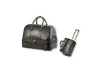 Double Decker Leather trolley Bag - Available in various colours