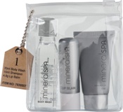 Travel Bath Set with shower gel (30ml), shampoo (15ml) and lip b