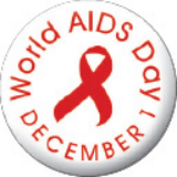 World Aids Day 25mm Round Button Badge