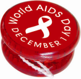 World Aids Day Red Yo-Yo