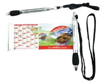 Questa Lanyard Banner Pen - Available in many colors