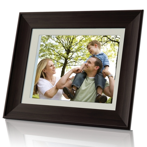Coby 10.4 inch Digital Photo Frame (Wood)