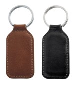 Italian Leather Key ring  Black; Brown