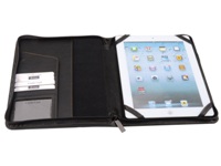 Tilford Zipped I-Pad Cover - PU Material - Black - Suitable for