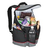 16-Can Backpack Cooler - 600D/PEVA Lining - Red