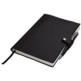 A5 Journal With Pen Holder - 128 Pages - Black