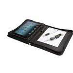 Soft PU Media Tablet Zippered Case - Available in: Black