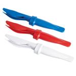 Fork Knife and Spoon Set - Available in: Blue, Red or White