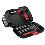 Flashlight Toolbox Set - Available in: Black/Red