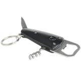Multi Function Tool with Bottle Opener and Torch - Black or Silv