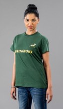 SA Rugby Basic T-Shirt - Ladies T-Shirt - Availe in:Green / Gold