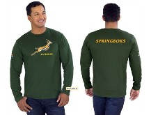 Unisex Long Sleeve Springbok T-Shirt (Version 3) - Available in