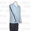 Mens Athletic Top Tracksuit - Sky/Navy