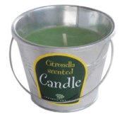 700g Bucket Candles Green - scented - Min Order: 6