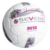 Sevenn Miya Signature Netball Ball - Avail in: White/Silver/Pink
