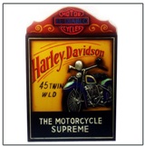 Motorcycle Wall Plaque 40 * 60cm