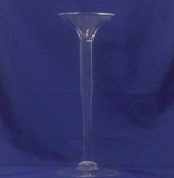 Footed Glass Candle Holder 60cm * 13.5cm Diameter