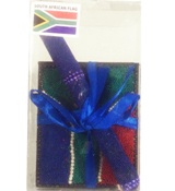 SA Beaded Notebook and pen set - 8cm