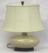 Ceramic Crackle Table Lamp - 48cm