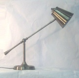 Metal Desk lamp with Nickel Finish - 26 * 67cm