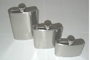 Hipflask - Stainless Steel 3Oz Single