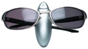 Silver Sunglasses Visor Clip