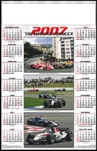 Jumbo Single Sheet Poster Calender - Formula 1