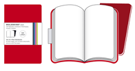 Moleskine Plain Volant Book Red Pocket