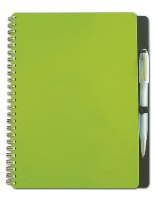 A4 Journal With Pen  - Avail In: Aluminium, Black, White,Gunmeta