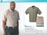 165G Contrast Stripe Golf Shirt