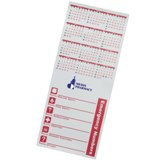 Calendar and emergency numbers magnet - Avail in: Fridge Magnet