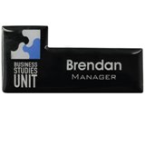 Rectangle logo badge - full color with magnet