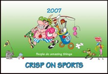 Sports cartoon Calendar by Robert Crisp