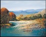 Autumn river scene on fine art calendar