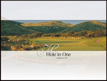 Cover page of Hole in One golfing promotional photographic calendar by Jamie Thom