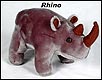 Rhino 42cm - Soft, Cuddly Teddy Bear