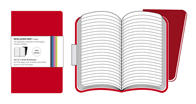 Moleskine Ruled Volant Book Red Pocket