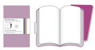 Moleskine Plain Volant Book Purple Large