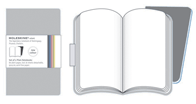 Moleskine Plain Volant Book Grey Pocket