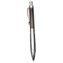 Metal pen with carbon fibre effect