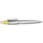 Ball pen with satin finish and rubber grip with extra large refi