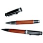 Luxurious wooden roller ball pen and ball pen set in wooden gift