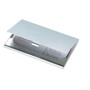 Aluminium card holder with matt finish