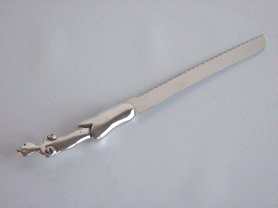 Carrol Boyes Bread Knives Small- Woman Coil Carrol Boyes Bread Knives Small- Woman Coil