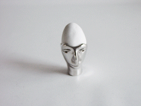 Carrol Boyes Egg Cups - Head Carrol Boyes Egg Cups - Head
