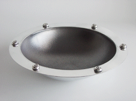 Carrol Boyes Fruit Bowl Black - Wave Carrol Boyes Fruit Bowl Black - Wave