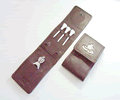 Carrol Boyes Golf Set - Cross Legged-Brown Carrol Boyes Golf Set - Cross Legged-Brown